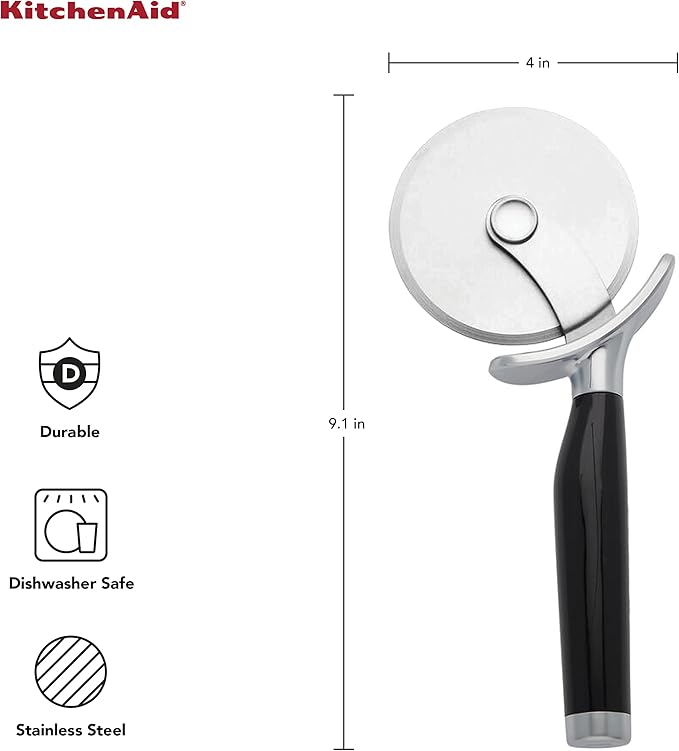 Classic Pizza Wheel with Sharp Blade For Cutting - Image 3