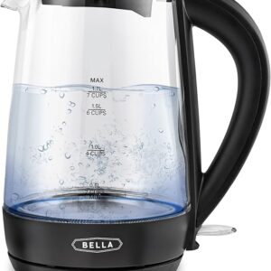 bella 1.7 Liter Glass Electric Kettle