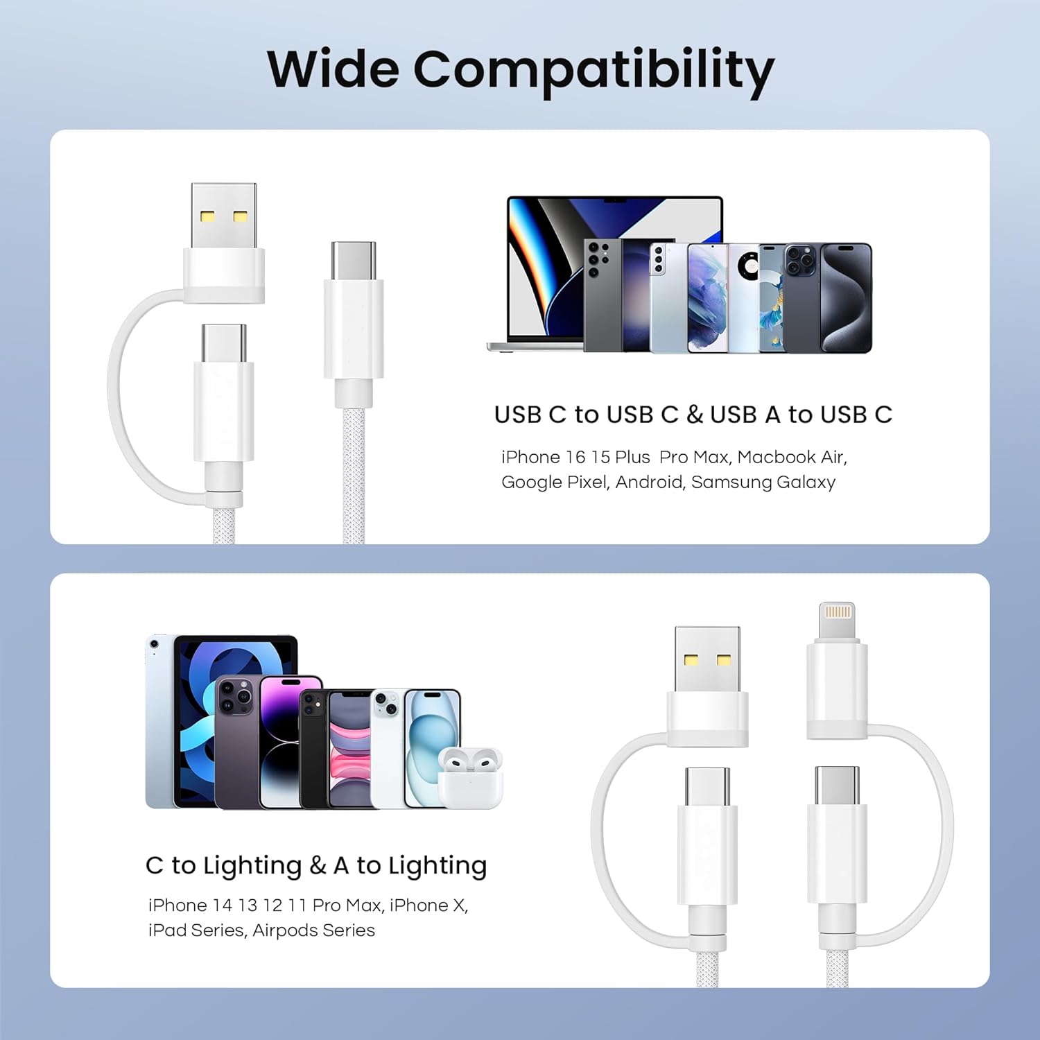 4 in 1 USB C Charger Cable - Image 6